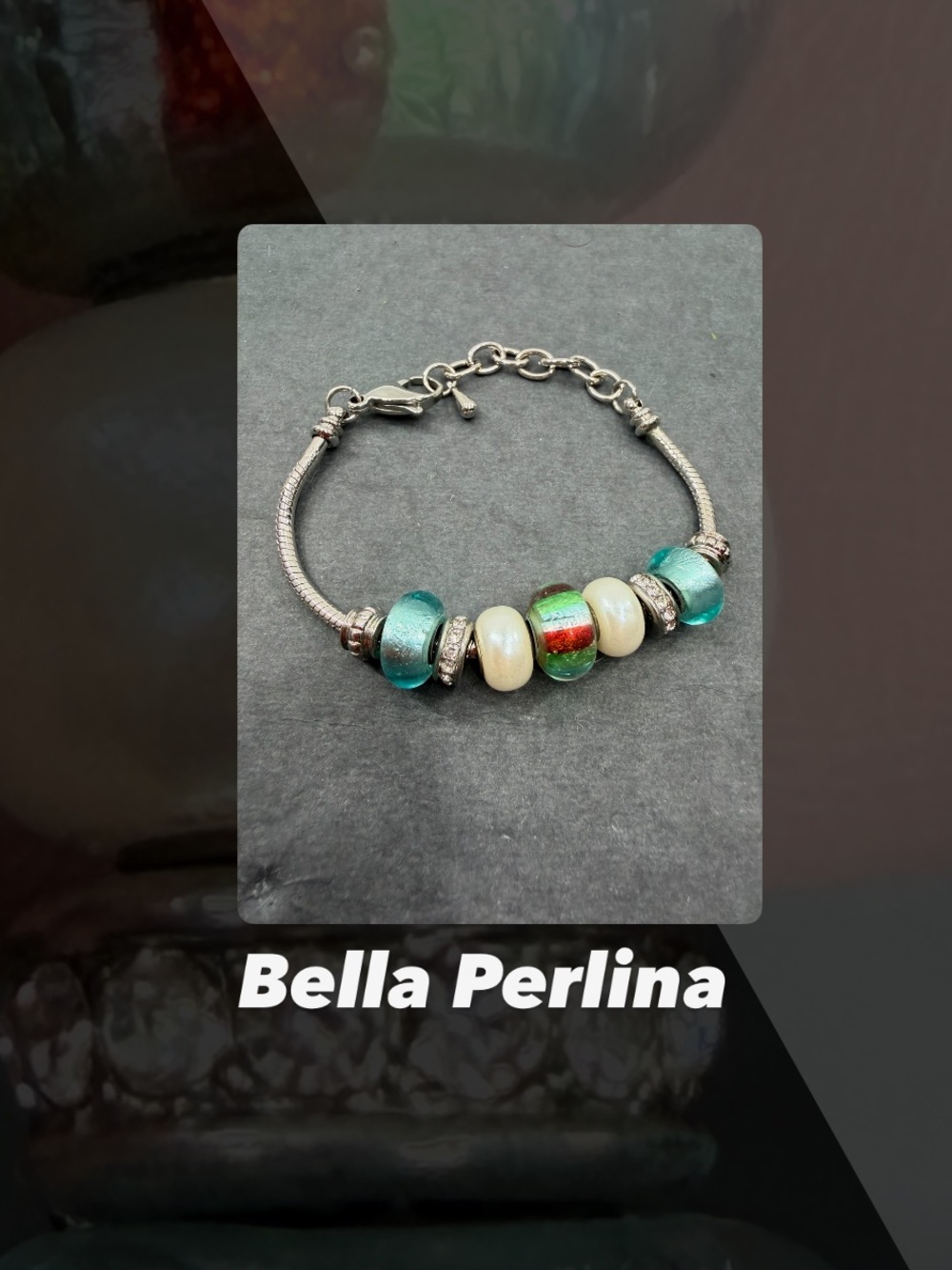 EUC Bella Perlina Deluxe Charm Bracelet